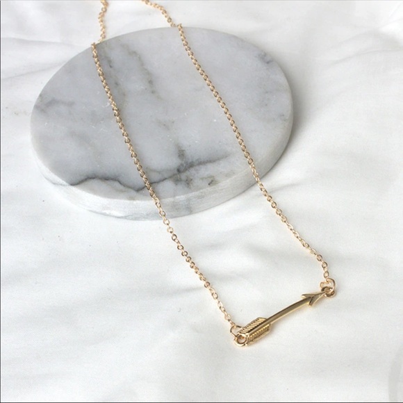 🎁Boho Sideways Arrow Necklace - Picture 3 of 6